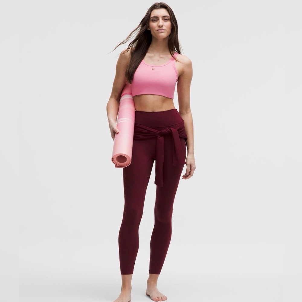 Lululemon Athletica Nulu Ribbed Scoopneck Bra Light Support B/C Cup Heart NWT - Picture 3 of 6